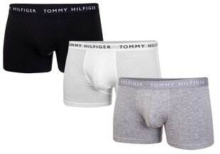 Vyriškos trumpikės Tommy Hilfiger, 3 porosWHITE/BLACK/GREY UM0UM02203 0XK 29209 kaina ir informacija | Trumpikės | pigu.lt