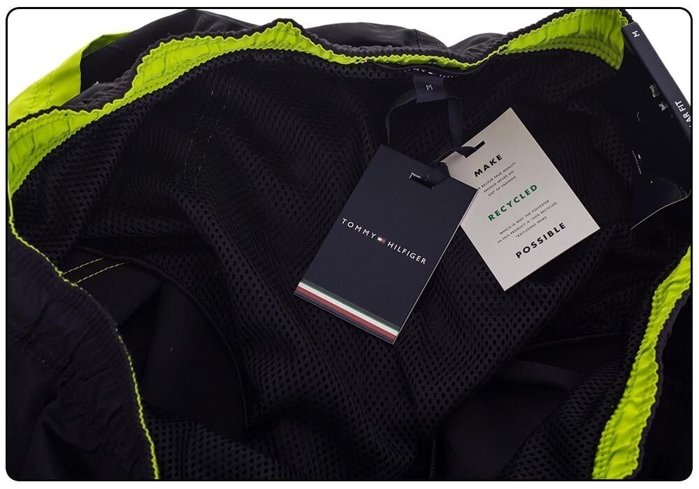 Šortai vyriški Tommy Hilfiger Short DRAWSTRING BLACK UM0UM02200 LSM 29001 S kaina ir informacija | Vyriški šortai | pigu.lt