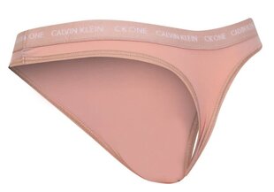 Kelnaitės moteriškos Calvin Klein THONG BEŻOWY 000QD3790E 9XV 28914 XS kaina ir informacija | Kelnaitės | pigu.lt