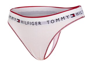 Tommy Hilfiger THONG WHITE UW0UW02813 YBR 28847 moteriškos kelnaitės kaina ir informacija | Kelnaitės | pigu.lt