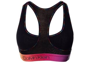 Женский спортивный бюстгальтер Bralette Calvin Klein, без подкладки, чёрный, QF6538E UB1 28383 цена и информация | Спортивная одежда женская | pigu.lt