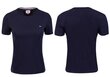 Moteriški marškinėliai Tommy Hilfiger TJW SLIM JERSEY C NECK, tamsiai mėlyni, DW0DW09194 C87 28001 kaina ir informacija | Marškinėliai moterims | pigu.lt