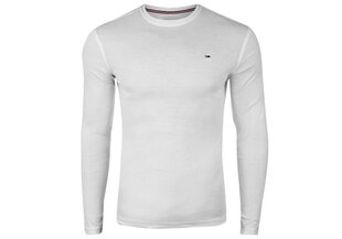 Мужская футболка с длинным рукавом Tommy Hilfiger TJM ORIGINAL RIB LONGSLEEVE TEE WHITE DM0DM04409 100 28579 цена и информация | Мужские футболки | pigu.lt