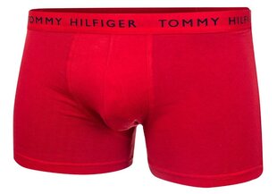 Vyrų boksininkai - trumpikės Tommy Hilfiger, 3 poros WHITE/RED/NAVY UM0UM02203 0WS 29194 kaina ir informacija | Trumpikės | pigu.lt