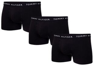 Мужские боксеры Tommy Hilfiger, 3 шт., BLACK UM0UM02203 0VI 28874 цена и информация | Мужские трусы | pigu.lt