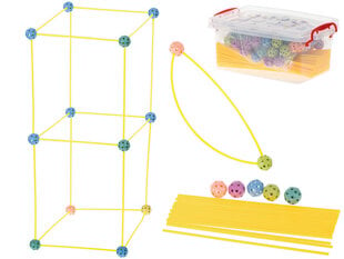 Палочки для построения пространственных блоков (320 шт.) цена и информация | Конструкторы и кубики | pigu.lt