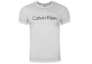 Vyriški marškinėliai Calvin Klein SS/S CREW NECK WHITE NM1129E 100 30300 kaina ir informacija | Vyriški marškinėliai | pigu.lt