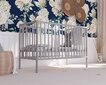 Kūdikio lovytė Bobas Magda, 120x60 cm, pilka kaina ir informacija | Kūdikių lovytės | pigu.lt