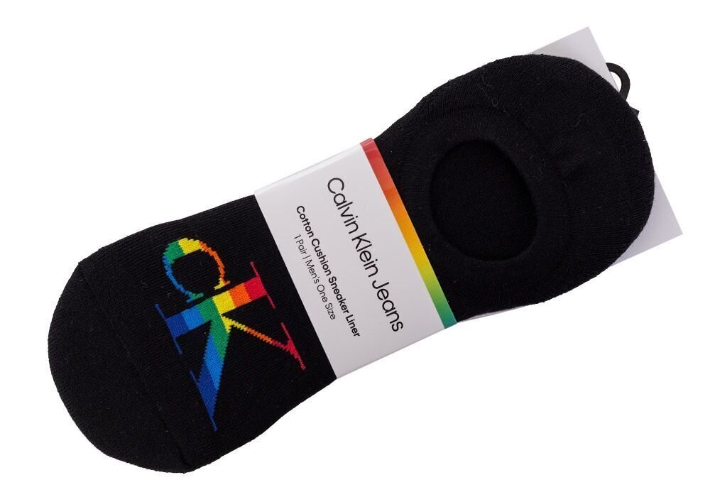 Vyriškos kojinės CALVIN KLEIN, 1 pora, juodos spalvos 100002999 001 31161 kaina ir informacija | Vyriškos kojinės | pigu.lt