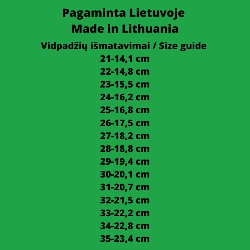 Guminiai batai vaikams Myliu Lietuvą, žali kaina | pigu.lt