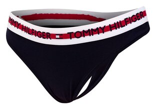 Moteriškos stringai kelnaitės Tommy Hilfiger THONG NAVY UW0UW02458 DW5 30119 kaina ir informacija | Kelnaitės | pigu.lt