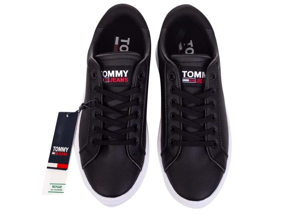 Moteriški batai Tommy Hilfiger TOMMY JEANS FASHION CUPSOLE BLACK EN0EN01268 BDS 29727 цена и информация | Sportiniai bateliai, kedai moterims | pigu.lt