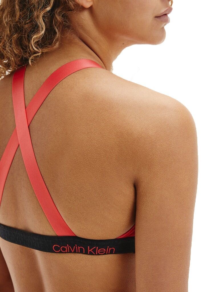 Moteriška sportinė liemenėlė Calvin Klein BE pamušalo BRALETTE KORALOWY 000QF6576E XKP 29815 kaina ir informacija | Liemenėlės | pigu.lt