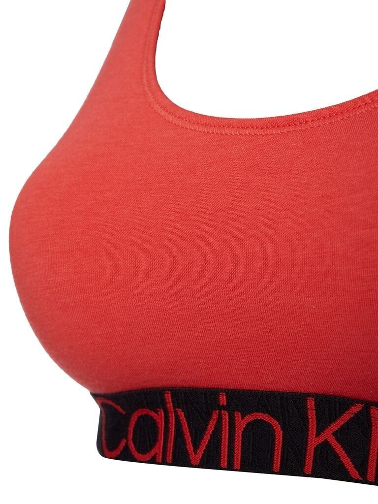 Moteriška sportinė liemenėlė Calvin Klein BE pamušalo BRALETTE KORALOWY 000QF6576E XKP 29815 цена и информация | Liemenėlės | pigu.lt