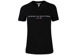 Женская футболка Tommy Hilfiger T-SHIRT HERITAGE HILFIGER C-NK REG TEE BLACK WW0WW31999 BDS 30484 цена и информация | Звёздные Войны: Футболка New Hope Vintage Плакат Размер L 29188 | pigu.lt