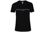 Moteriški marškinėliai Tommy Hilfiger T-SHIRT HERITAGE HILFIGER C-NK REG TEE BLACK WW0WW31999 BDS 30484