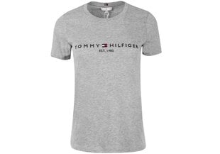 Moteriški marškinėliai Tommy Hilfiger T-SHIRT HERITAGE HILFIGER C-NK REG TEE GREY WW0WW31999 PKH 30568 kaina ir informacija | Marškinėliai moterims | pigu.lt