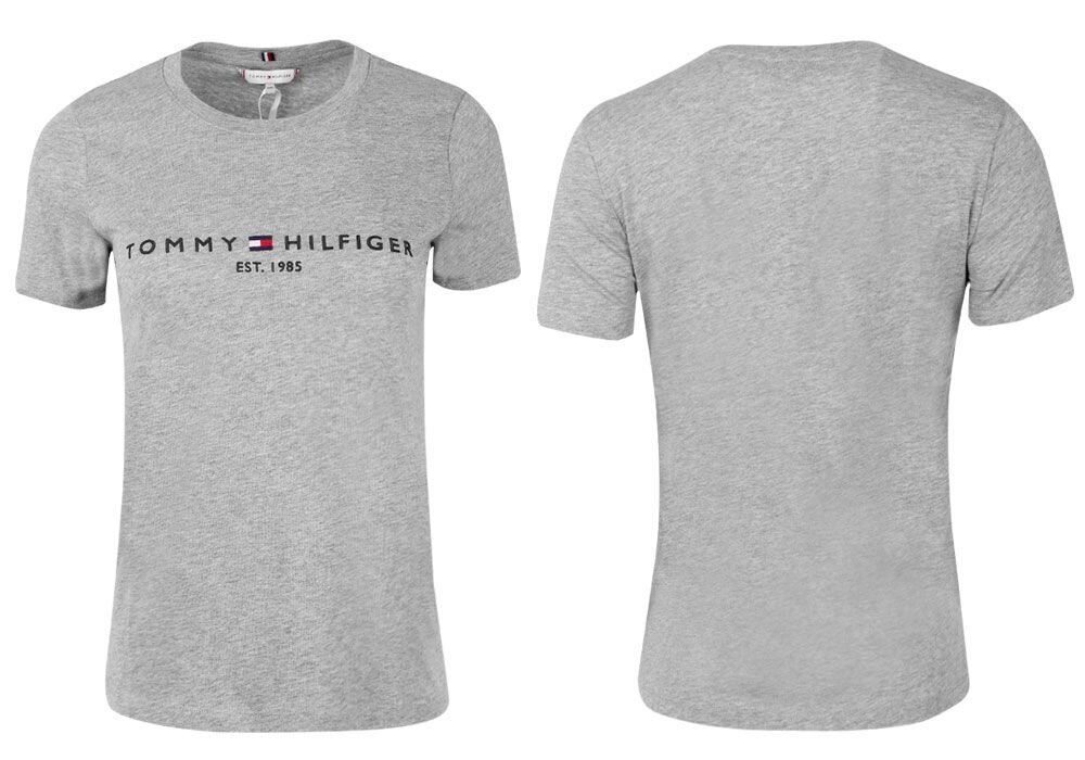 Moteriški marškinėliai Tommy Hilfiger T-SHIRT HERITAGE HILFIGER C-NK REG TEE GREY WW0WW31999 PKH 30568 цена и информация | Marškinėliai moterims | pigu.lt