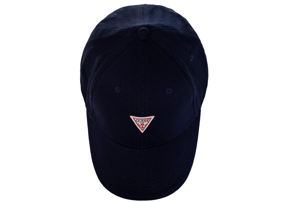 Vyriška kepurė GUESS TRIANGLE LOGO CAP NAVY M1YZ57WBN60 G7V2 35644 kaina ir informacija | Vyriški šalikai, kepurės, pirštinės | pigu.lt