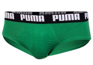 Vyriškos trumpikės Puma, 2 poros, juodos/žalios spalvos 889 100 18 41271 kaina ir informacija | Trumpikės | pigu.lt