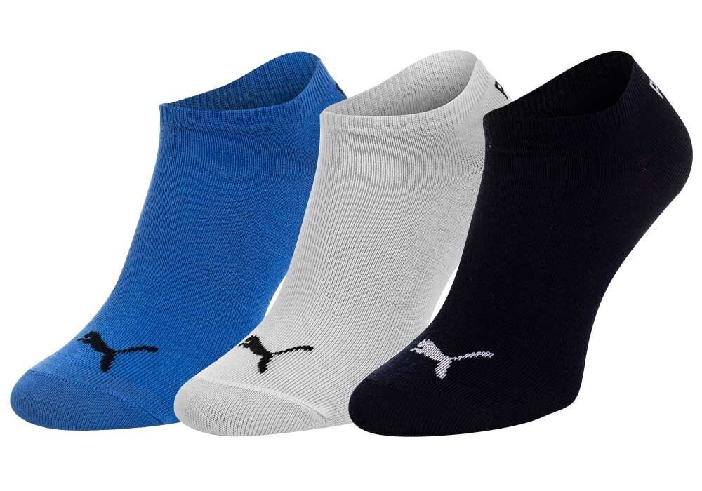 Vaikiškos kojinės Puma, 3 poros, mėlynos/baltos 907374 19 38 170 kaina ir informacija | Kojinės, pėdkelnės berniukams | pigu.lt
