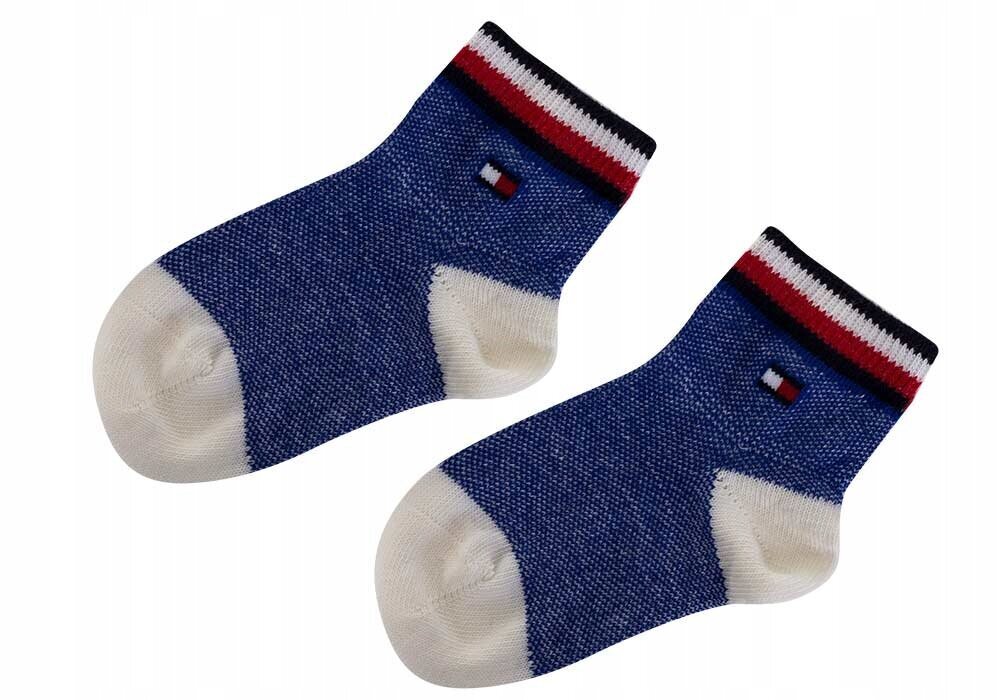 Vyriškos kojinės Tommy Hilfiger, 2 poros, mėlynos spalvos, 100002321 002 38311 kaina ir informacija | Kojinės, pėdkelnės berniukams | pigu.lt