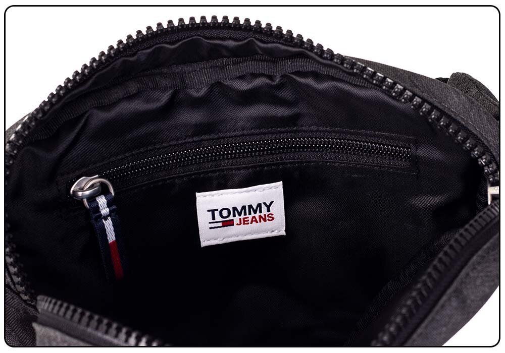 Juosmens rankinė Tommy Hilfiger TJM CASUAL BUMBAG MELANGE, GRAFITO SPALVOS AM0AM08042 P9X kaina ir informacija | Kuprinės ir krepšiai | pigu.lt