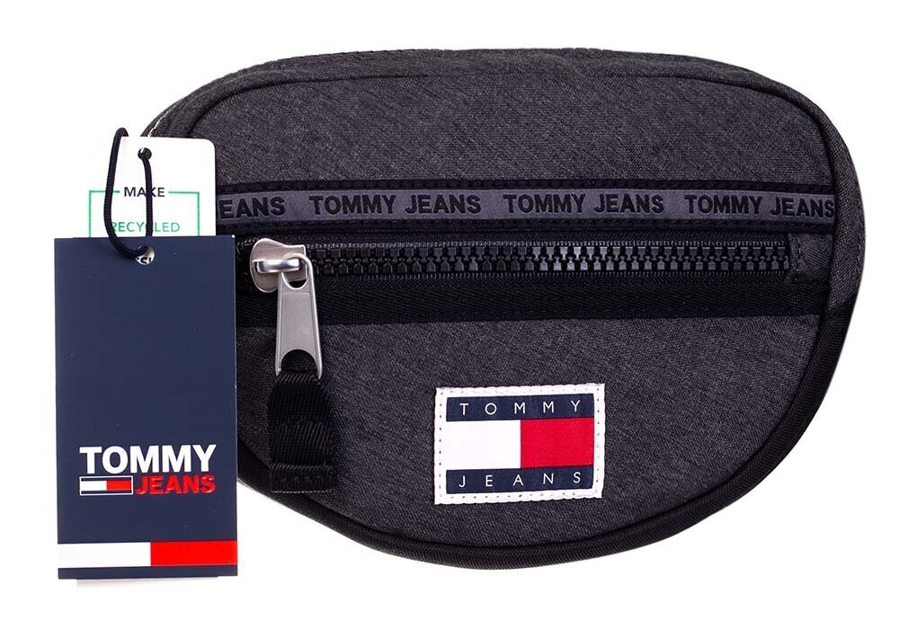 Juosmens rankinė Tommy Hilfiger TJM CASUAL BUMBAG MELANGE, GRAFITO SPALVOS AM0AM08042 P9X kaina ir informacija | Kuprinės ir krepšiai | pigu.lt