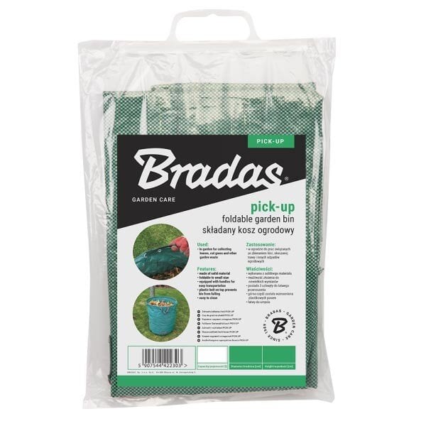 Sulankstomas sodo maišas Bradas PICK-UP, 120 L kaina ir informacija | Sodo įrankiai | pigu.lt