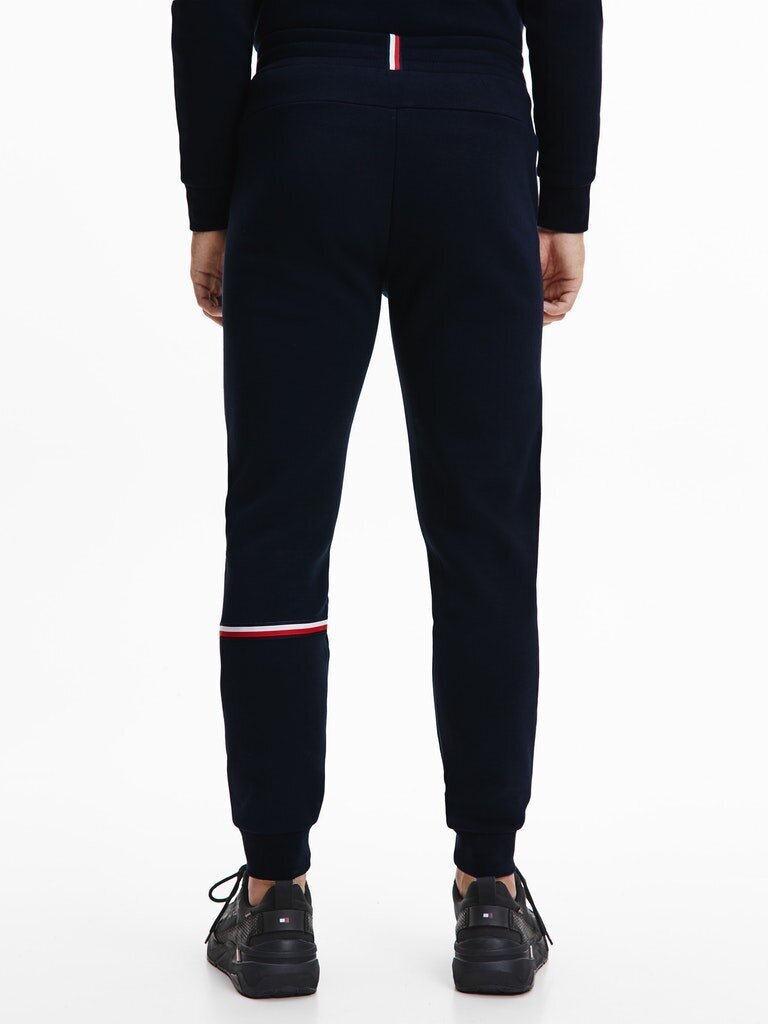 Vyriškos sportinės kelnės Tommy Hilfiger TAPE SEASONAL PANT, tamsiai mėlynos MW0MW19771 DW5 38910 цена и информация | Sportinė apranga vyrams | pigu.lt