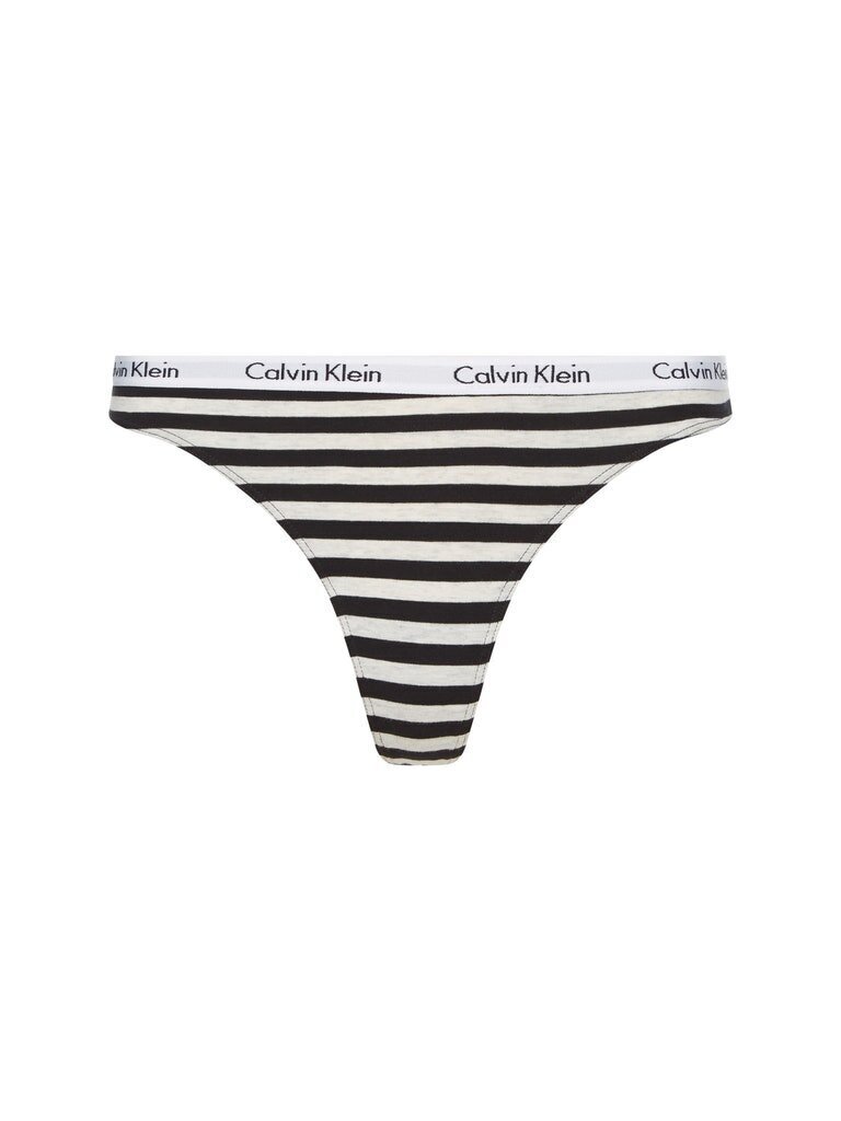 Moteriškos kelnaitės-stringai Calvin Klein THONG 0000D1617E W1F 38479 цена и информация | Kelnaitės | pigu.lt