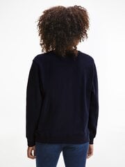 Moteriškas bluzonas Tommy Hilfiger REGULAR FLAG C-NK, tamsiai mėlynas WW0WW31735 DW5 38980 kaina ir informacija | Megztiniai moterims | pigu.lt