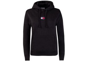 Толстовка женская Tommy Hilfiger TJW TOMMY CENTER BADGE HOODIE, черная DW0DW10403 BDS 39068 цена и информация | Женские кофты | pigu.lt