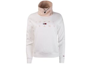 Женская толстовка Tommy Hilfiger TJW BXY TONAL LOGO 3, белая DW0DW11191 ABI 39096 цена и информация | Женские кофты | pigu.lt