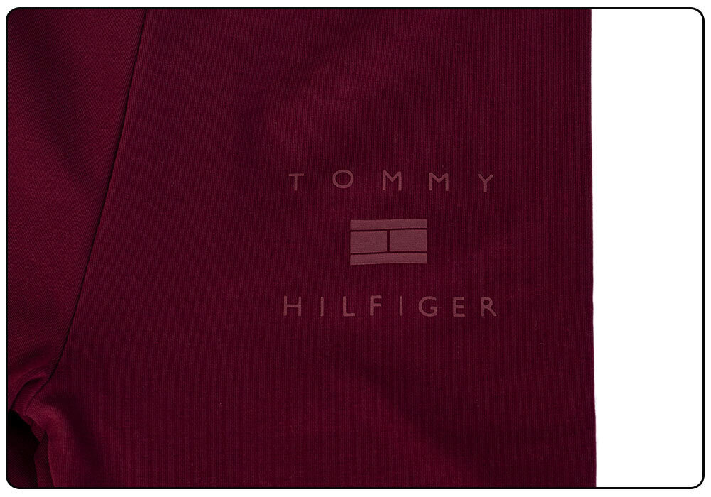 Moteriškos tamprės Tommy Hilfiger SLIM COTTON STRETCH LEGGING, bordo spalvos WW0WW31775 VLP 38461 kaina ir informacija | Sportinė apranga moterims | pigu.lt