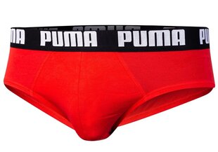 Vyriškos trumpikės Puma, 2 poros 2P, raudonos/juodos 889 100 20 40005 kaina ir informacija | Trumpikės | pigu.lt