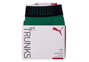 Vyriškos boksinukės Puma BASIC TRUNK 2 poros, žalios/juodos 935015 04 39988 kaina ir informacija | Trumpikės | pigu.lt