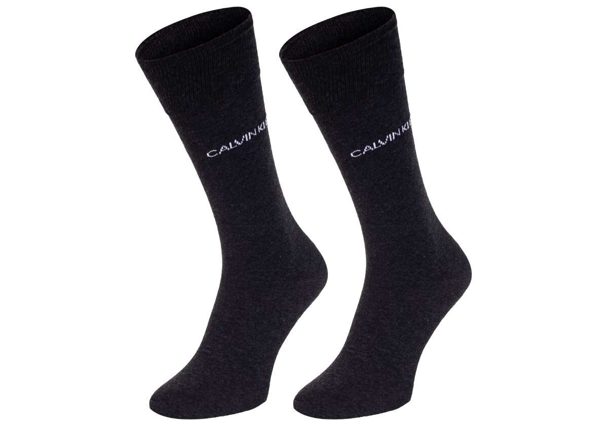 Vyriškos kojinės Calvin Klein, 4 poros, juodos/pilkos/raudonos/bordo spalvos 100004805 002 39702 kaina ir informacija | Vyriškos kojinės | pigu.lt