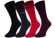 Vyriškos kojinės Calvin Klein, 4 poros, juodos/pilkos/raudonos/bordo spalvos 100004805 002 39702 kaina ir informacija | Vyriškos kojinės | pigu.lt