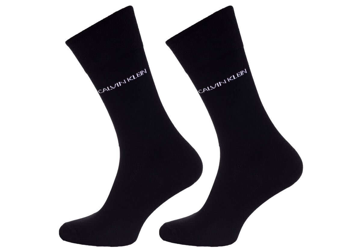 Vyriškos kojinės Calvin Klein 4 poros, juodos 100004805 001 39703 kaina ir informacija | Vyriškos kojinės | pigu.lt