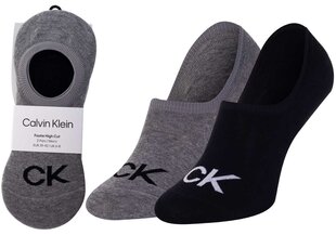 Мужские носки Calvin Klein, 2 пары, черные/серые 701218716 003 44531 цена и информация | Мужские носки | pigu.lt