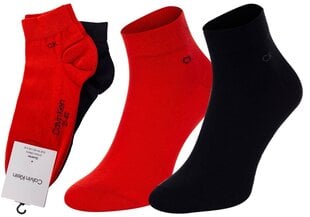 Мужские носки CALVIN KLEIN 2 пары, красные/черные 701218706 006 39793 цена и информация | Мужские носки | pigu.lt