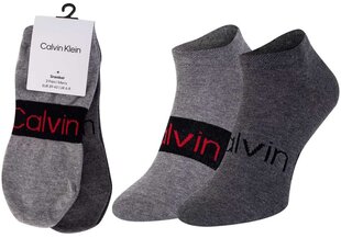 Vyriškos kojinės Calvin Klein 2 poros, pilkos, 701218712 003 39849 kaina ir informacija | Vyriškos kojinės | pigu.lt