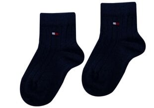 Vaikiškos kojinės Tommy Hilfiger 2 poros, tamsiai-mėlynos/pilkos 701210507 001 40510 kaina ir informacija | Kojinės, pėdkelnės berniukams | pigu.lt