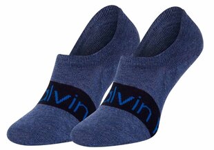 Vyriškos kojinės Calvin Klein, 2 poros, tamsiai mėlynos/džinsinės 701218713 004 39844 kaina ir informacija | Vyriškos kojinės | pigu.lt