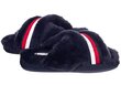 Moteriškos šlepetės Tommy Hilfiger OMMY FURRY HOME SLIPPER, tamsiai mėlynos FW0FW06314 0GY 40402 kaina ir informacija | Šlepetės moterims | pigu.lt