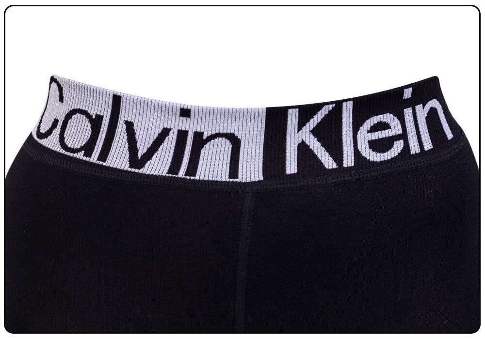 Medvilninės moteriškos tamprės Calvin Klein, juodos 701218761 001 39774 kaina ir informacija | Sportinė apranga moterims | pigu.lt