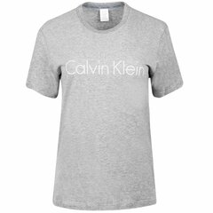 Женская футболка Calvin Klein T-SHIRT SS NECK CREW, серая 000QS6105E XS9 40599 цена и информация | Футболка женская | pigu.lt