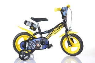Велосипед детский Batman 12", черный/желтый цена и информация | Велосипеды | pigu.lt