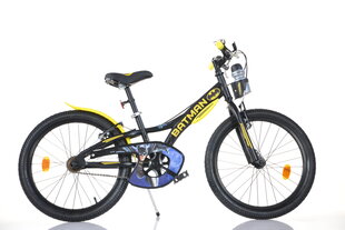 Dviratis vaikams Dino bikes Batman 20", juodas/geltonas kaina ir informacija | Dviračiai | pigu.lt